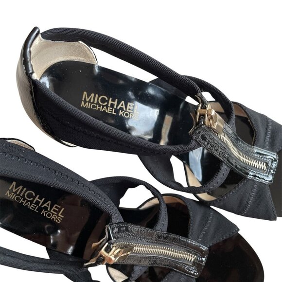 MICHAEL Michael Kors Berkley T-Strap 4" Heel, Size 9 - Picture 5 of 11